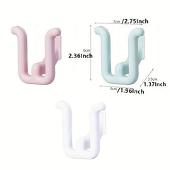 Wall Mounted Slipper Drain Rack Self Adhesive Shoe Hook