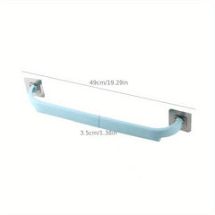 1pc Single Rod Towel Bar Bathroom Wall Mounted Towel Holder