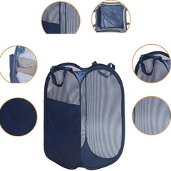 Foldable Laundry Basket Home Storage 14x14x22.8 inches