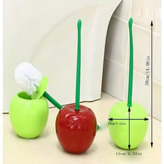 Long Handled Soft Bristled Household Toilet Brush Cherry Shaped Toilet Brush