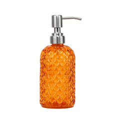16Oz Glass Soap Dispenser with Stainless Steel Pump