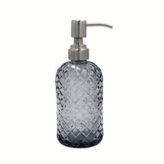 16Oz Glass Soap Dispenser with Stainless Steel Pump