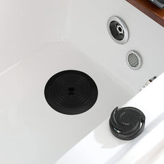 3 Pack Bathtub Stopper 5-9 Inches Silicone Flat Suction Cover for Bathroom