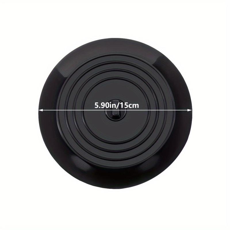 3 Pack Bathtub Stopper 5-9 Inches Silicone Flat Suction Cover for Bathroom