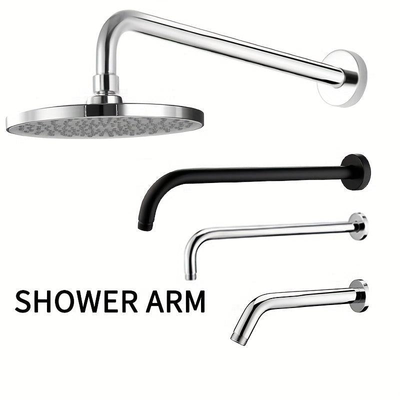1pc Stainless Steel Shower Arm Wall Mounted Extended Cross Bar Silver