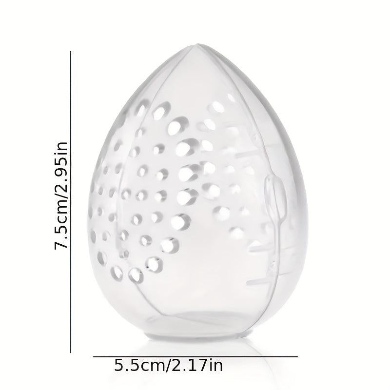 Makeup Sponge Storage Case Dustproof Beauty Sponge Holder Travel Portable Box
