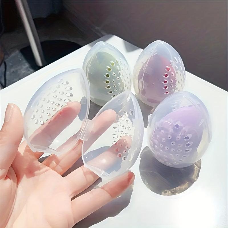 Makeup Sponge Storage Case Dustproof Beauty Sponge Holder Travel Portable Box