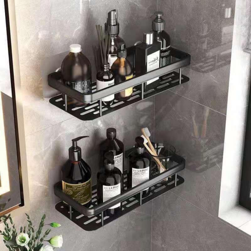Bathroom Storage Rack Punch Wall Mounted Organizer