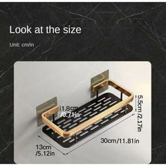 Bathroom Storage Rack Punch Wall Mounted Organizer
