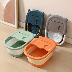 Collapsible Foot Bath Basin Foot Spa Bath Tub For Travel Home Bathroom