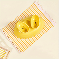 Cartoon Duck Soap Holder with Sponge Rack for Bathroom