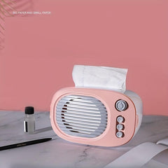 Creative Retro Tissue Box Living Room Coffee Table Desktop Paper Holder