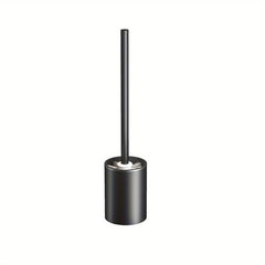 Wall Mounted Toilet Brush with Long Handle and Holder