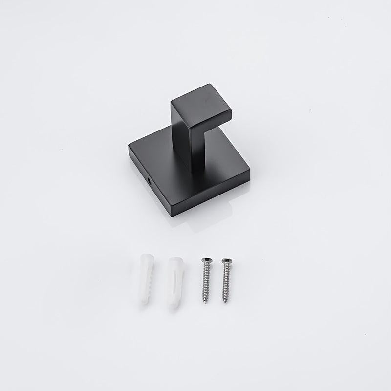 2pcs Stainless Steel Towel Hook Bathroom Wall Mounted Robe Hook