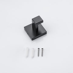 2pcs Stainless Steel Towel Hook Bathroom Wall Mounted Robe Hook