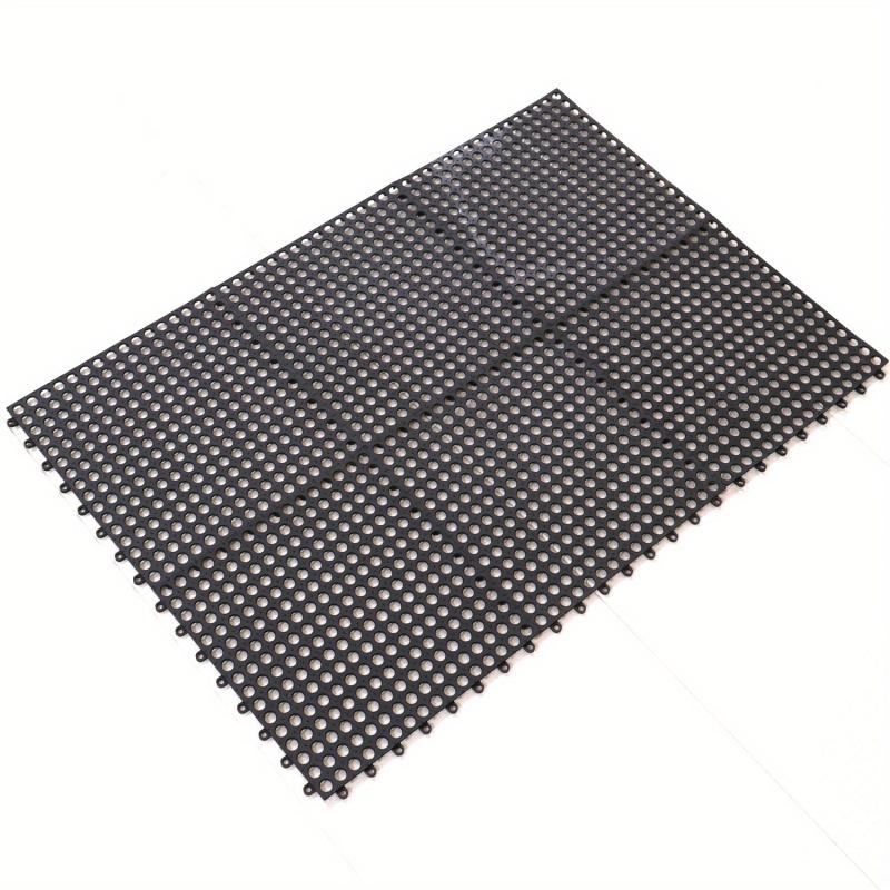 Bathroom Mat With Drain Holes For Safe Showering