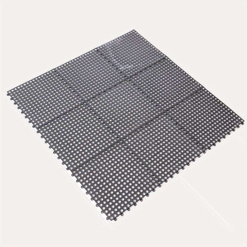 Bathroom Mat With Drain Holes For Safe Showering
