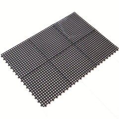 Bathroom Mat With Drain Holes For Safe Showering