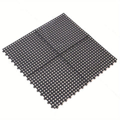 Bathroom Mat With Drain Holes For Safe Showering