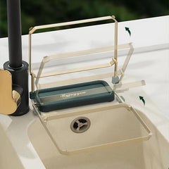 1pc Folding Sink Filter Rack Kitchen Filter Basket Multifunctional