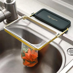 1pc Folding Sink Filter Rack Kitchen Filter Basket Multifunctional