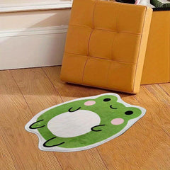 Animal Pattern Cashmere Bath Rug Non-slip Bathroom Mat