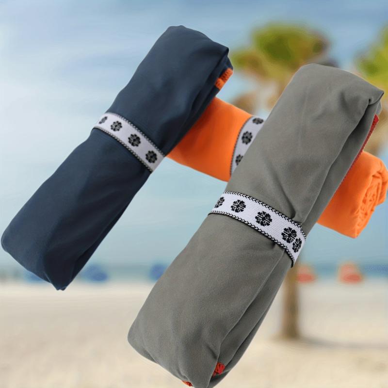 Microfiber Beach Bathrobe Quick Drying Portable for Swimming Fitness Outdoor Spa