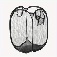 Large Mesh Laundry Basket Foldable Dirty Clothes Storage Basket