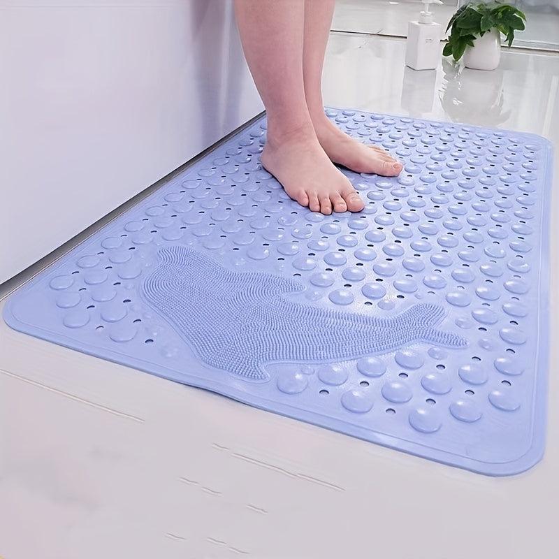 Bathroom Non-slip Mat Waterproof Anti-drop with Suction Cup Floor Mat