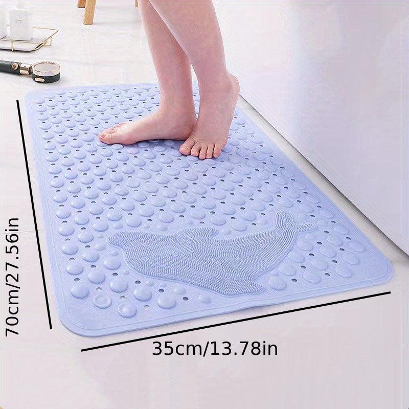 Bathroom Non-slip Mat Waterproof Anti-drop with Suction Cup Floor Mat