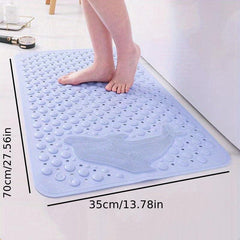 Bathroom Non-slip Mat Waterproof Anti-drop with Suction Cup Floor Mat