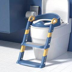 Folding Potty Training Seat With Step Stool Ladder For Kids Toddlers