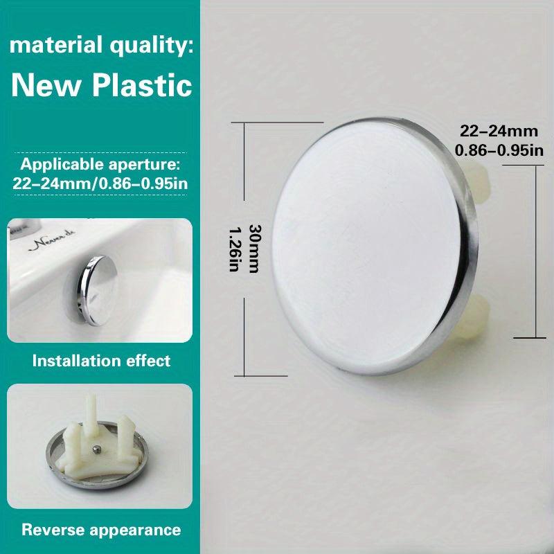 Ceramic Basin Overflow Hole Cover - Decorative and Functional Sink Accessory