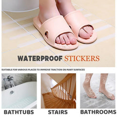 8pcs Luminous Bathroom Non slip Stickers Anti slip Shower Tread Sticker