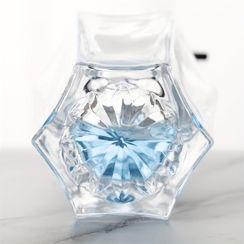 Antique Glass Soap Dispenser w/ Stainless Steel Pump