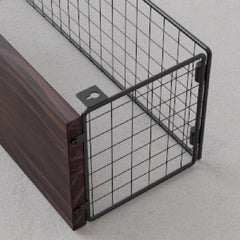 3pcs Wall Mounted Floating Shelves Bathroom Storage Baskets