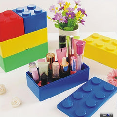 Building Block Stackable Storage Box Desktop Plastic Storage Box