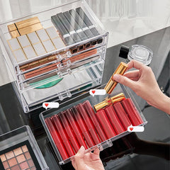 Acrylic Lipstick Storage Box Drawer Makeup Rack