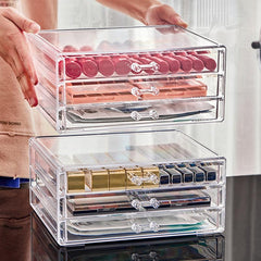Acrylic Lipstick Storage Box Drawer Makeup Rack