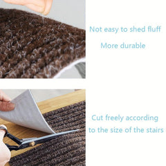 7pcs Non Slip Stair Treads Anti Slip Stair Carpet Treads For Wooden Steps
