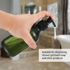 3pcs Plastic Lotion Bottle With Pump Bathroom Liquid Soap Dispenser