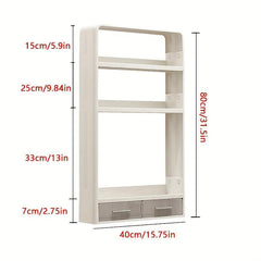 Wall Mounted Storage Rack Bathroom Kitchen Shelf