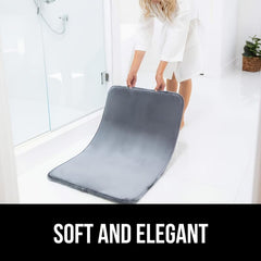 Soft Memory Foam Bath Mat for Relaxing Shower Experience