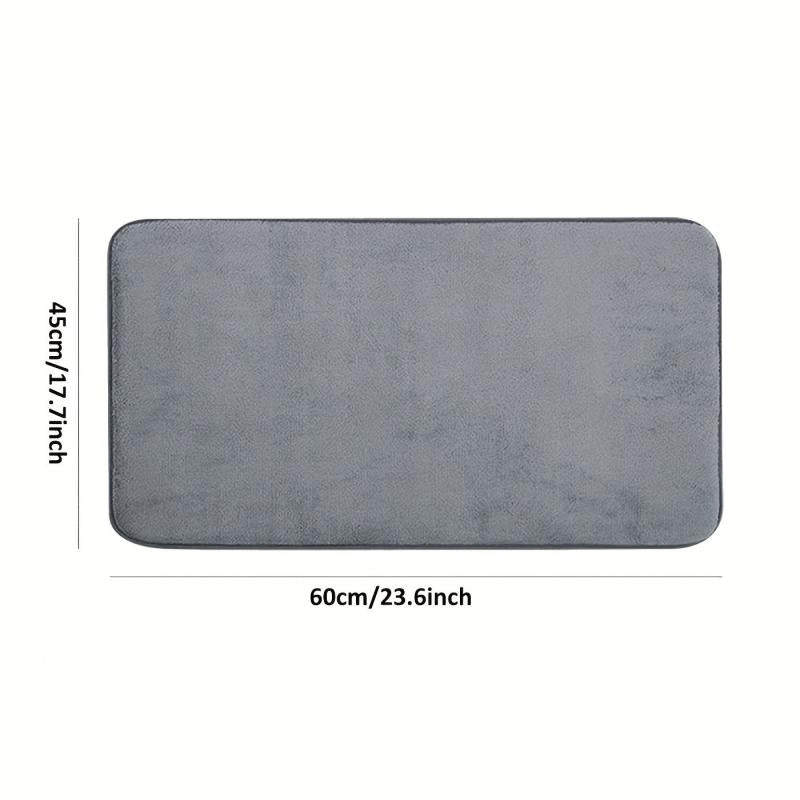 Soft Memory Foam Bath Mat for Relaxing Shower Experience