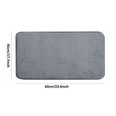 Soft Memory Foam Bath Mat for Relaxing Shower Experience