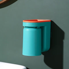 Wall Mount Toothbrush Holder with Gargle Cup Set