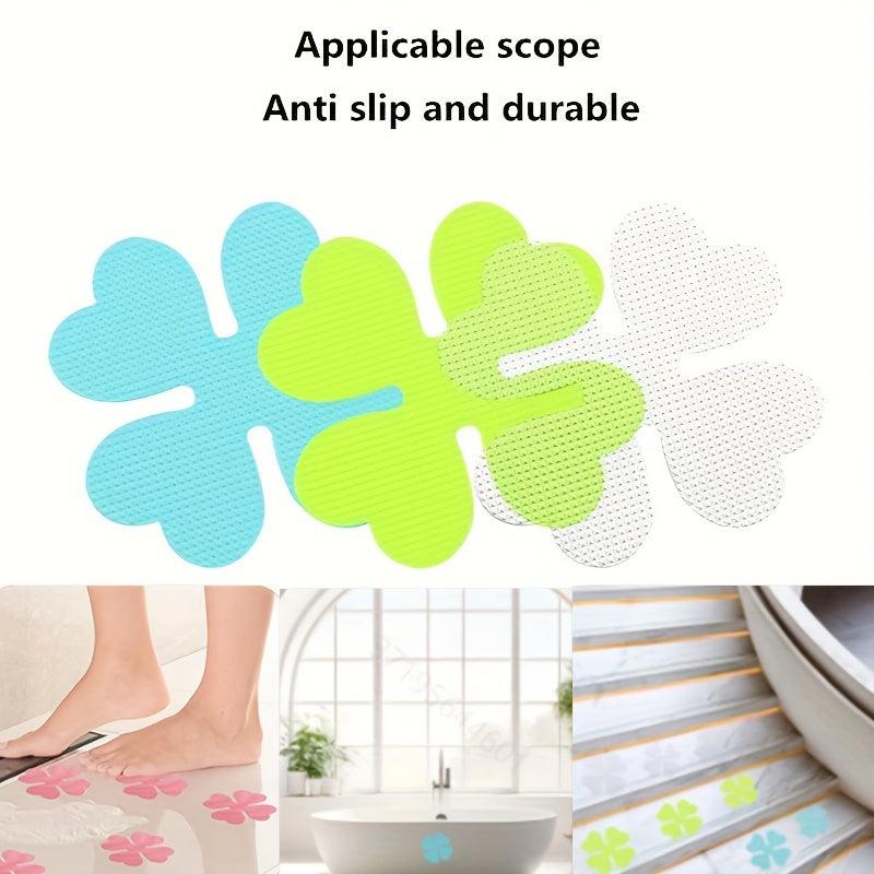 6pcs Bathroom Non slip Stickers Self adhesive Anti slip Shower Tread Sticker