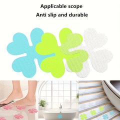 6pcs Bathroom Non slip Stickers Self adhesive Anti slip Shower Tread Sticker