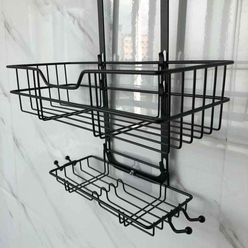 3-Layer Hanging Shower Caddy Basket for Bathroom Storage Rack