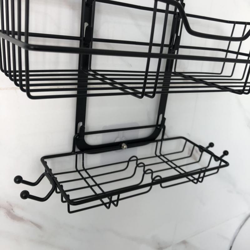 3-Layer Hanging Shower Caddy Basket for Bathroom Storage Rack